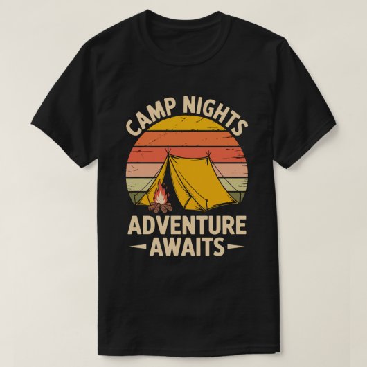 Kamp Nachten Cirkel T-shirt (Design voorkant)