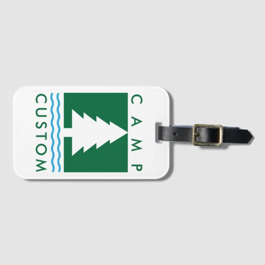 kamp op maat bagagelabel (Voorkant (horizontaal))