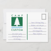 kamp op maat kaart (Voorkant)