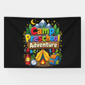 Kamp Peuterspeelzaal Avontuur Terug naar school Ee Spandoek (Horizontaal)