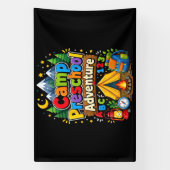 Kamp Peuterspeelzaal Avontuur Terug naar school Ee Spandoek (Verticaal)