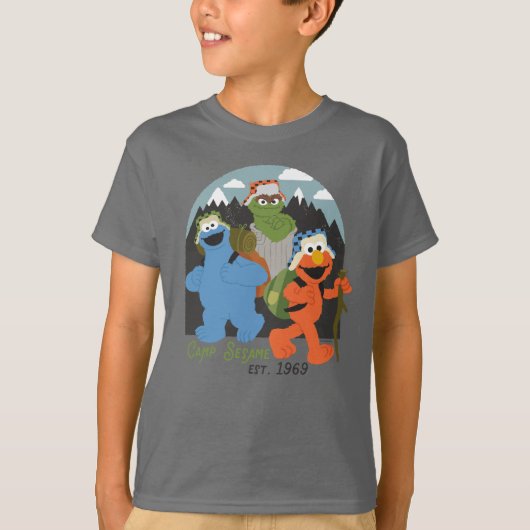 Kamp Sesame Street OPGERICHT 1969 T-shirt (Voorkant)
