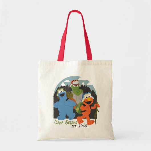 Kamp Sesame Street OPGERICHT 1969 Tote Bag (Voorkant)