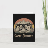 Kamp Spooky Summerween Zomer Halloween Schattigee  Kaart (Voorkant)