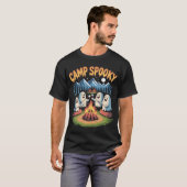 Kamp Spooky Zomer Tussen Zomer Halloween Ghost T-shirt (Voorkant volledig)