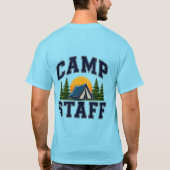 🏕️ Kamp Staf Team Typografie 👕 T-shirt (Achterkant)
