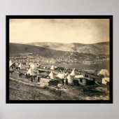 Kamp van de 5de Dragoonbewakers 1855 Poster (Voorkant)