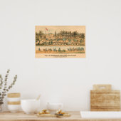 Kamp van de Massachusetts Second Company 1861 Poster (Keuken)