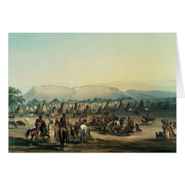 Kamp van Piekann Indians (Voorkant Horizontaal)