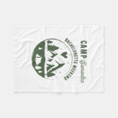 Kamp Verlovingspartij Camping Bach Weekend Fleece Deken (Voorkant (Horizontaal))