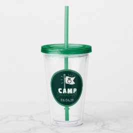 Kamp Vrijgezellenfeest Acryl Drinkbeker