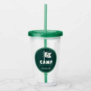 Kamp Vrijgezellenfeest Acryl Drinkbeker