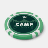 Kamp vrijgezellenfeest poker chips (Enkel)