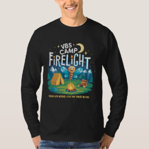 Kamp Vuurlicht VBS Kamp Vakantie Bijbel School Vuu T-shirt
