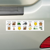 Kamp Waterdichte Sippy Cup Labels Bumpersticker (Op auto)