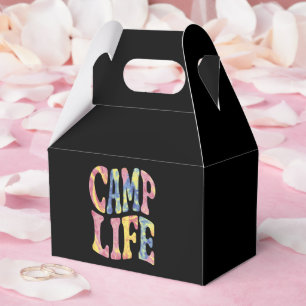 Kamp Zomer Meisjes Kampeerleven Tie-Die Retro Bedankdoosjes