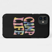 Kamp Zomer Meisjes Kampeerleven Tie-Die Retro Case-Mate iPhone Case (Achterkant (horizontaal))