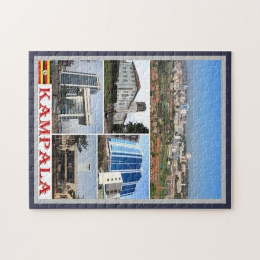 Kampala - Mosaic - Uganda - Legpuzzel (Horizontaal)