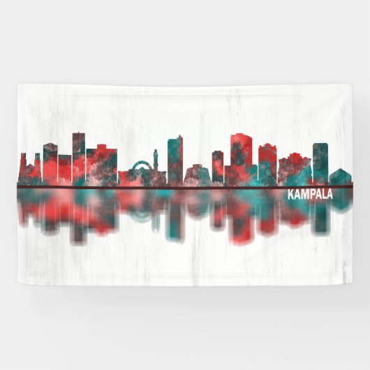 Kampala Skyline Spandoek (Horizontaal)