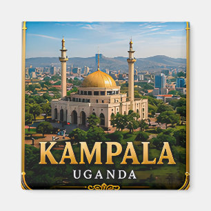 Kampala Zeven Heuvels en Oegandese Nationale Moske Magneet