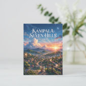 Kampala Zeven Heuvels Oeganda Briefkaart (Staand voorkant)