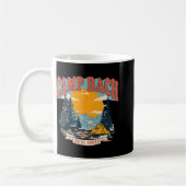 Kampeer Afscheid Bruid Squad 2025 Retro Camping Vr Koffiemok (Links)