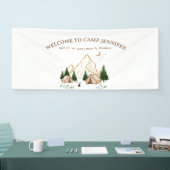 Kampeer Avontuurlijk Meisjesweekend Spandoek (Beurs)