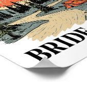 Kampeer Bach Bruid Squad Wandelen Camping Bachelor Poster (Hoek)