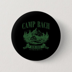 Kampeer Bach Bruid Wandel Kamp Bachelorette Feestj Ronde Button 5,7 Cm