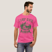 Kampeer Bach Bruids Squad Wandel Kamp Bachelorette T-shirt (Voorkant volledig)