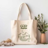 Kampeer Bachelorette-feest Glamping Tote Tas