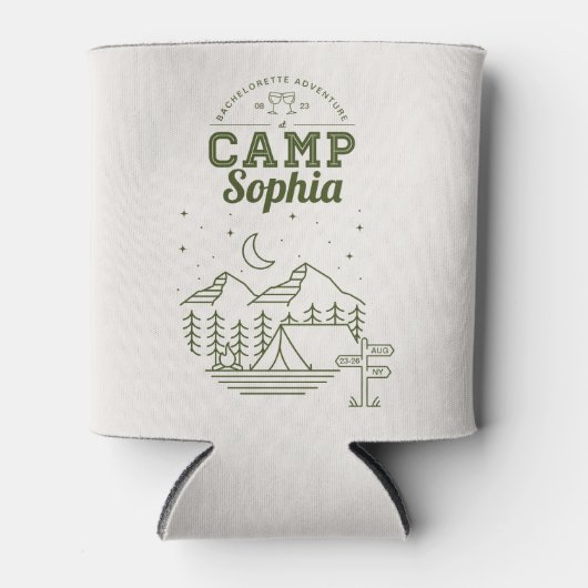 Kampeer Bachelorette-feestje Kan Koelers Blikjeskoeler (Voorkant)