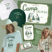 Kampeer Bachelorette Groene Glamping Reisplan Kaart