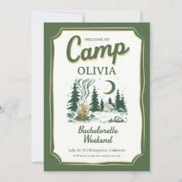 Kampeer Bachelorette Groene Glamping Reisplan Kaart