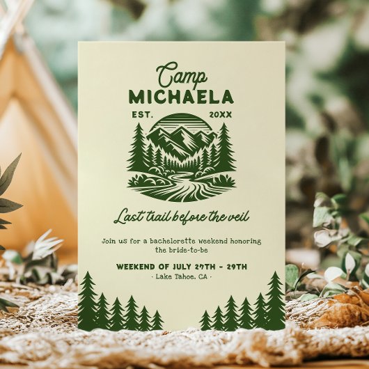 Kampeer Bachelorette Laatste Weekend Traject Itine Kaart