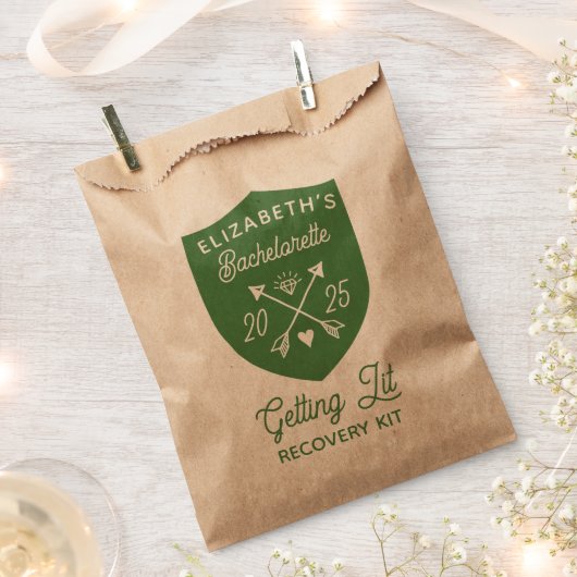 Kampeer Bachelorette Uitgaans Survival Kit Bedankzakje (Geknipt)