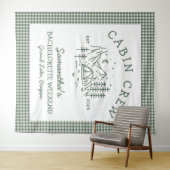 Kampeer Bachelorette-weekend Bergen Wandkleed (In Situ (horizontaal))