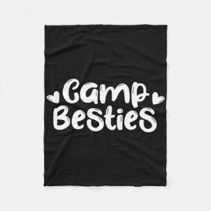 Kampeer beste vrienden shirt Schattig beste vriend Fleece Deken