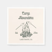 Kampeer Bruidsfeest Servet (Voorkant)