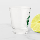 Kampeer Bruidsmeisje Groen Shot Glas (Links)