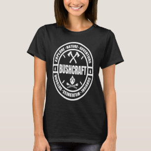 Kampeer Bushcrafter Bushcraft Buitenleven Overle T-shirt
