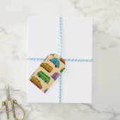 Kampeer caravans cadeaulabel (Met Touw)
