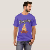 Kampeer kampvuur jongen t-shirt (Voorkant volledig)