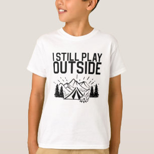 Kampeer Kampvuur Tent T-shirt