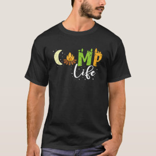 Kampeer Leven Camper Bos Zomer Kamperen Wegreis T-shirt