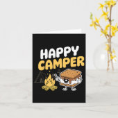 Kampeer Marshmallow Camping Smores Kawaii S'mores Kaart (Gele Bloem)