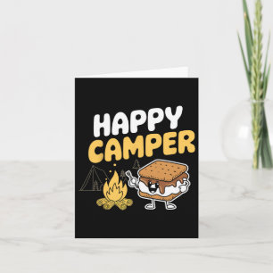 Kampeer Marshmallow Camping Smores Kawaii S'mores Kaart
