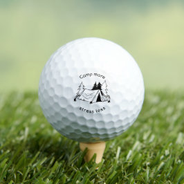 Kampeer meer, stress minder Value Golfbal Golfballen