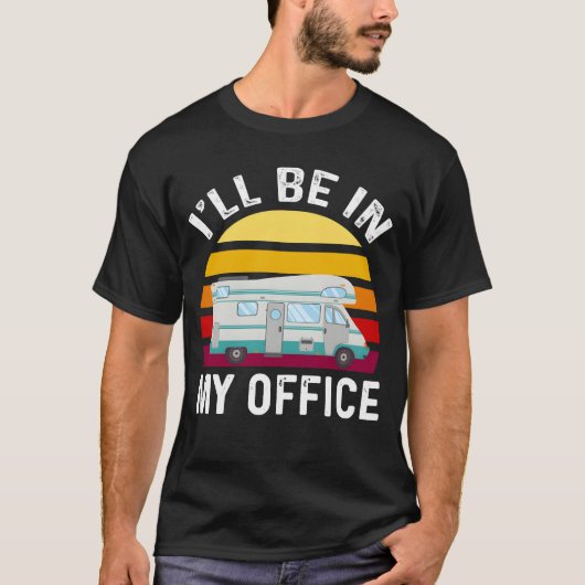 Kampeer RV Camping retro T-shirt (Voorkant)