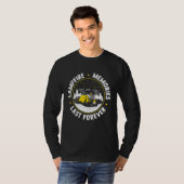Kampeer Scoutingtent Scout Leider Kampvuur T-shirt (Voorkant volledig)